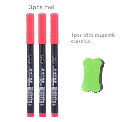 „Haile“ 8 vnt., 0,5 mm nutrinamas baltos lentos rašiklis, juodos/mėlynos/raudonos spalvos rašalo juodos/raudonos spalvos rašalo žymeklis mokyklos biuro meniniam rašymui raštinės reikmenys