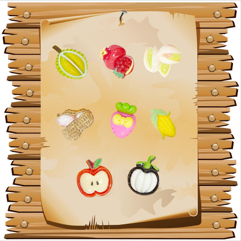 30 vnt. vaisinės daržovės formos stumdomi smeigtukai Nykščio smeigtukai lentos smeigtukai Piešimo nuotraukos Sieninės smeigės Biuro reikmenys