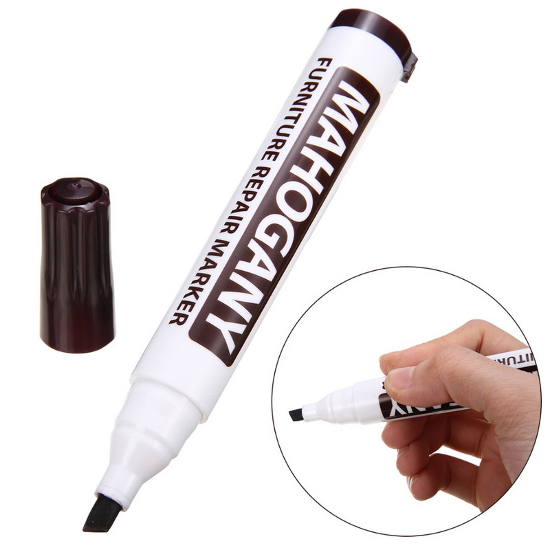 1 vnt Baldų pataisymo žymeklis „Pasidaryk pats“ užpildų lazdelės, medienos įbrėžimai, atkūrimo įrankis, įbrėžimų pleistras dažų rašiklis, medienos kompozito taisymo įrankis