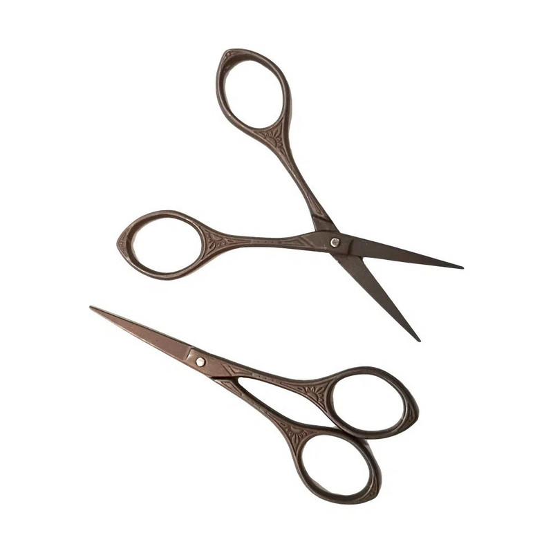 Euro vintage titano plieno žirklės Siuvimo namų kryželiu Rankdarbiai Retro Siuvimo Nešiojamos Mažos Žirklės