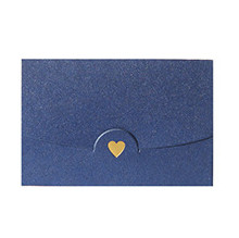 (20 db/tétel) 10,5*7cm Kis üdvözlőlap névjegykártya boríték Forróbélyegző szerelem gyöngyházfényű papír mini borítékok