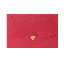 (20 db/tétel) 10,5*7cm Kis üdvözlőlap névjegykártya boríték Forróbélyegző szerelem gyöngyházfényű papír mini borítékok