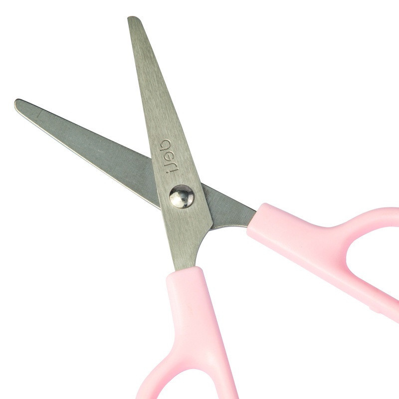 Deli Sigurnosne mini škare od nehrđajućeg čelika Kućne krojačke prijenosne male škare Školski uredski pribor Dječji alat za rezanje papira