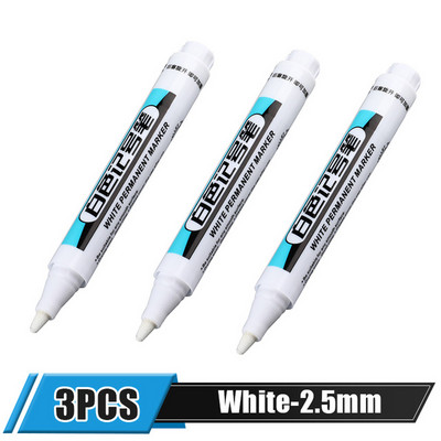 Su nuolatiniais žymekliais metalui medžiui stiklo keramikai kvėpuojantis žymeklis Aliejiniai balti rašikliai vandeniui atsparus padangos grafiti pramoninis rašiklis