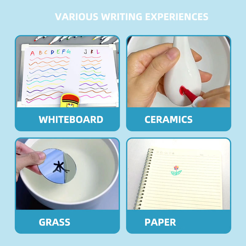 CHEN LIN 4/8/12 Boje Čarobna vodena olovka Plutajuće vodene olovke Dječje igračke za rano obrazovanje Marker za bijelu ploču