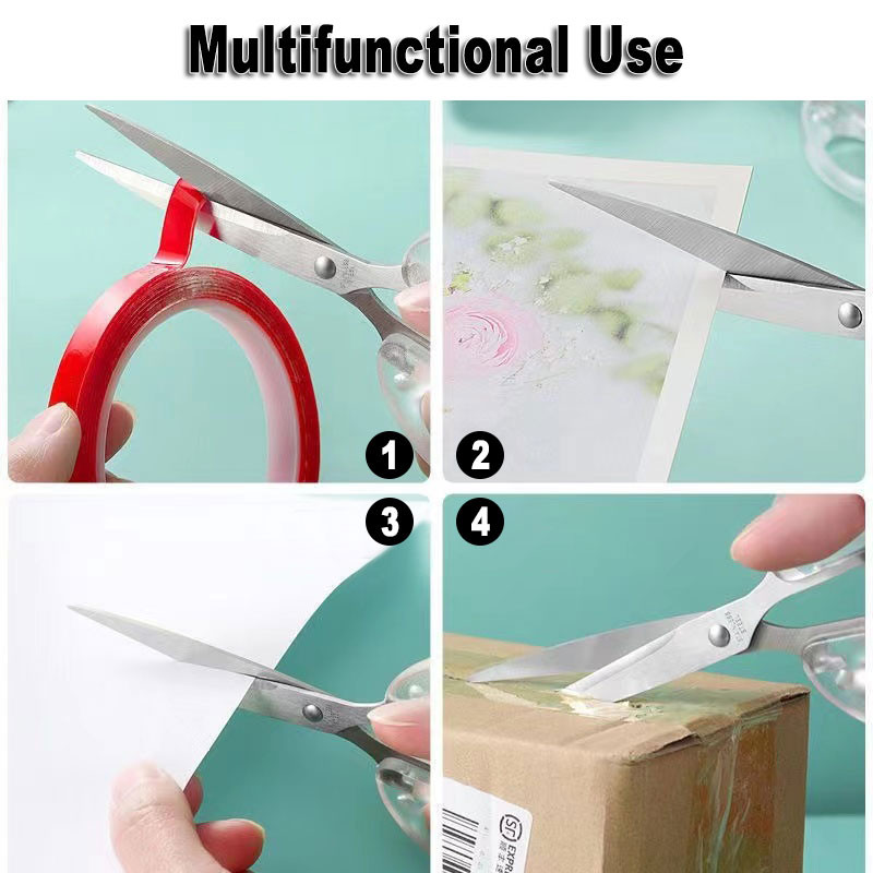 12 cm 14 cm 16 cm 19 cm prozirne škare od nehrđajućeg čelika Alat za rezanje papira umjetničkih rukotvorina Uredski školski pribor Rezač škare