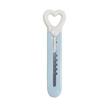 SKYSONIC Kawaii Mini Love Heart Art Utility Knife Express Box Μαχαίρι Κόφτης χαρτιού Περιτύλιγμα χειροτεχνίας με επαναγεμιζόμενο εργαλείο χαρτικής λεπίδας