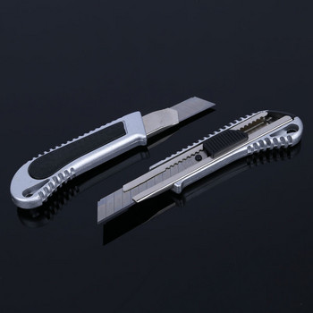 18 мм нехлъзгащи се остриета Резачка за хартия Нож от алуминиева сплав Занаятчийски инструменти за дърворезба Аксесоари за офис и училище