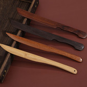 1 τεμ. Μασίφ ξύλο βοηθητικό μαχαίρι Ξύλινο χαρτοκόπτη ανοιχτήρι Αυτόματο τύλιγμα ανάκαμψης Κοπή DIY Καλλιγραφία Ρυζόχαρτο