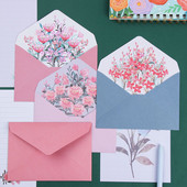 6 ks Potlačená kvetinová sada Obálka Kawaii Papiernictvo Svadobné blahoželanie Obálka Pozvánka List Papier Kancelárske školské potreby