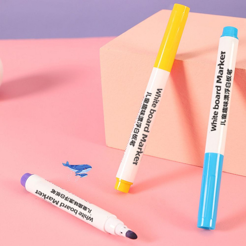 1/48/12 Spalvos Stebuklingi Vandens piešimo rašiklis Vandenyje plaukiojantis papuoštas pieštukas Vaikams Montessori Piešimo žymekliai Ankstyvojo ugdymo žaislai