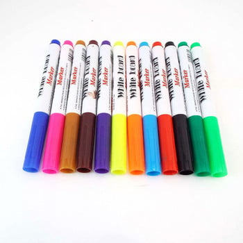 Магическа акварелна химикалка Водна плаваща графити писалка 12 цвята Детска цветна химикалка Маркер за бяла дъска за ранно образование