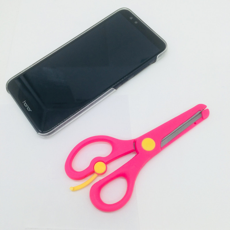 Višenamjenske preklopne škare Plastična ručka od nehrđajućeg čelika Studentski pribor Ručno izrađeni zanati Dječji DIY alat Škare Školske