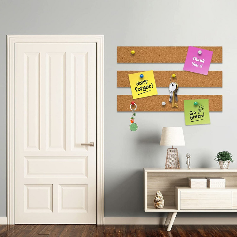 Korktahvliribad seinale, isekleepuvad korgiribad Teadaanne Kleebi Märkmed, fotod, ajakavad Seinamemo sõnumiribad