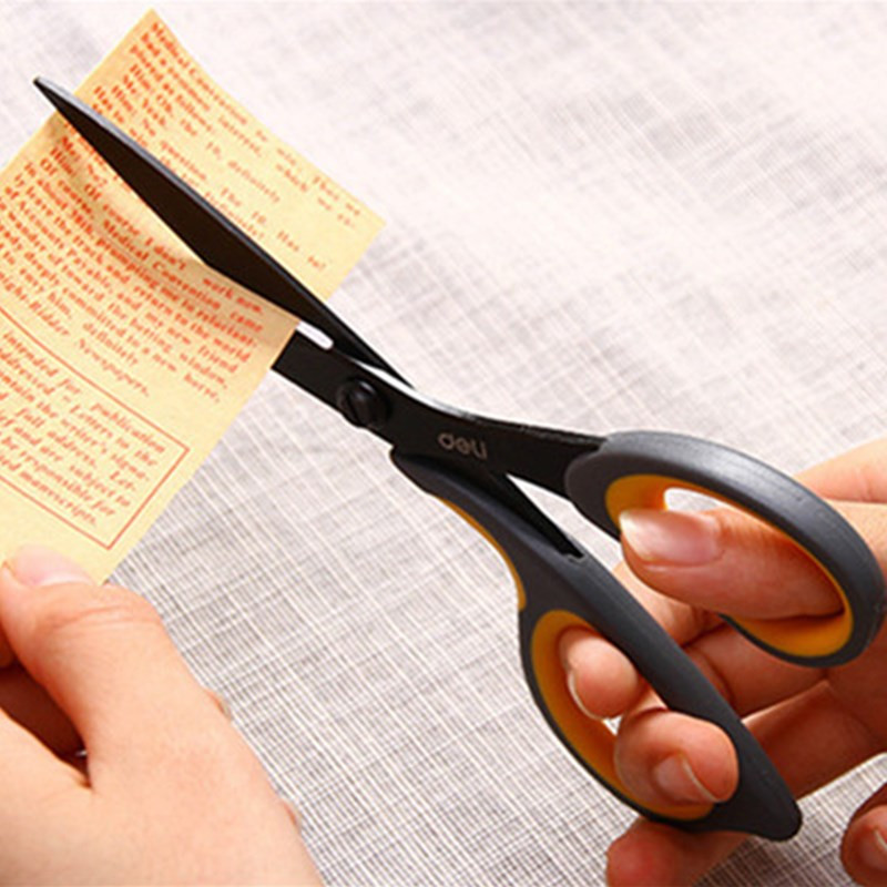 Deli Visokokvalitetni nehrđajući čelik Velike škare Poslovni ured Kućne krojačke škare Kuhinjski nož Rezač Alat za rezanje Pribor