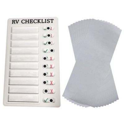 Nešiojamas daugiafunkcis atmintinių kontrolinis sąrašas Darbų sąrašas Užrašų lenta Dienos tvarkaraštis Atmintinių lenta automobiliniams RV klasės namų siena