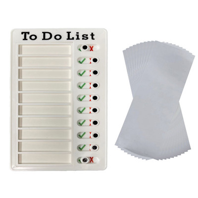 Nešiojamas daugiafunkcis atmintinių kontrolinis sąrašas Darbų sąrašas Užrašų lenta Dienos tvarkaraštis Atmintinių lenta automobiliniams RV klasės namų siena