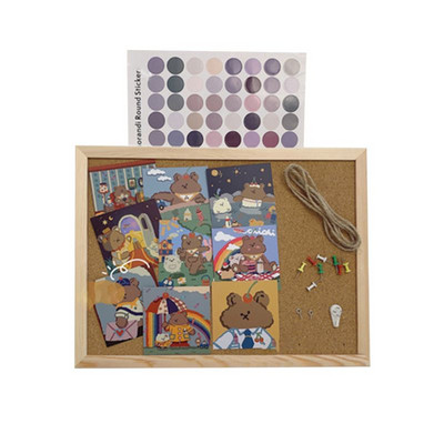 Korgipuidust seinale riputatav teadetetahvli raam Teadete märkuste memotahvel kodukontori poe koolile foto taust