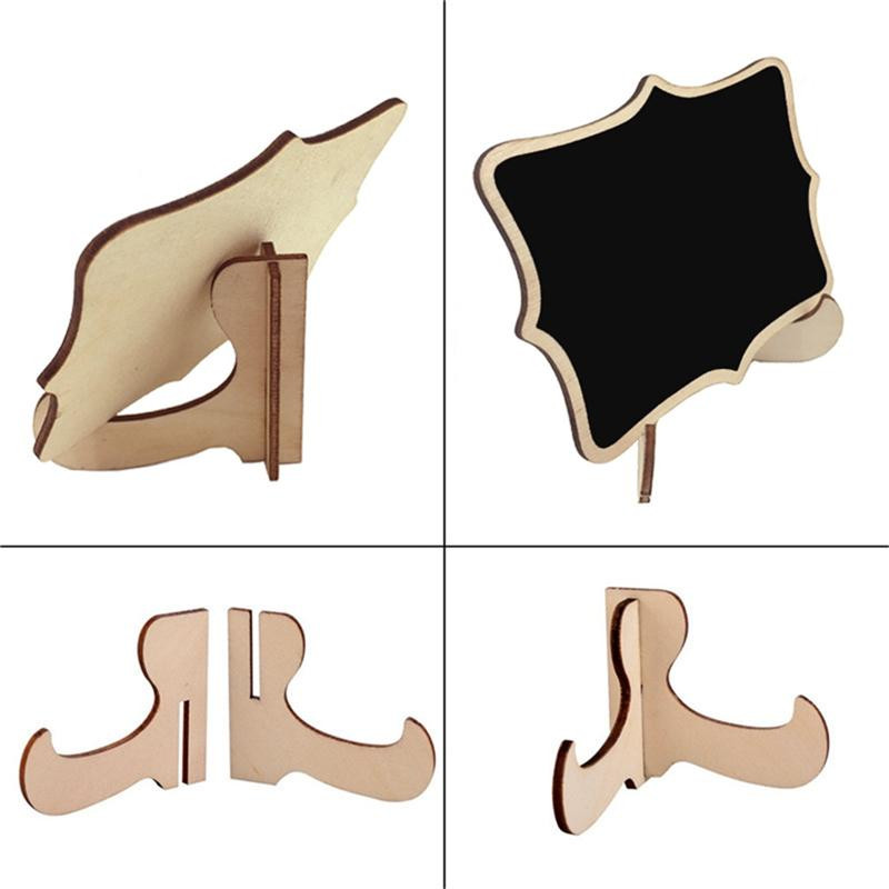 10 vnt. Mini nėrinių formos lentos su atrama pranešimų lentos ženklai Stalas Vieta Kortelių ženklai namų gimtadienio vestuvių vakarėliui