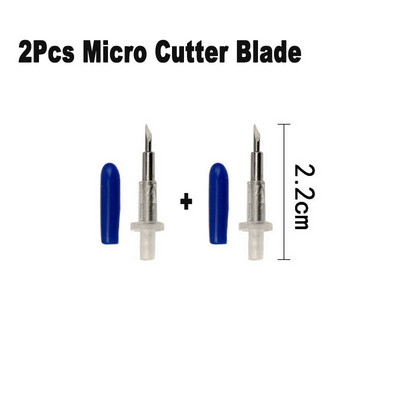 Többfunkciós Art Utility kés 2 db mikropenge papírmatrica vágó toll késekkel kézműves faragáshoz gravírozó szoborhoz