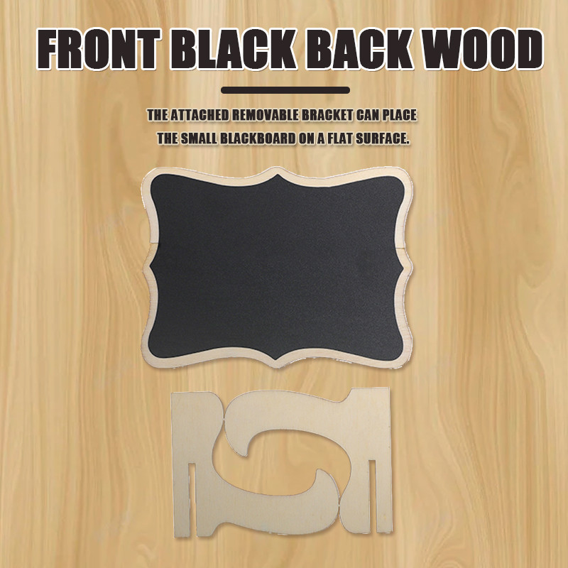 1Szett 22 db-os mini csipke alakú palatábla állvánnyal, letörölhető, kiváló minőségű, nem könnyű összetörni, mindenféle bulira alkalmas