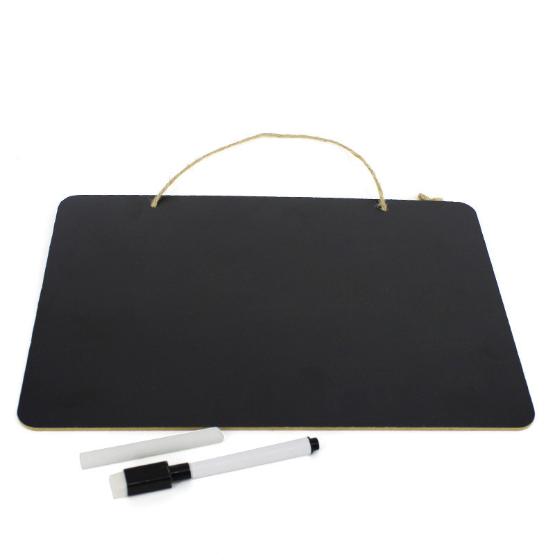 Školski drveni privjesak Mala ploča Ploča za pisanje Traka Ploča s porukama Kreativno uređenje doma Popis rukotvorina