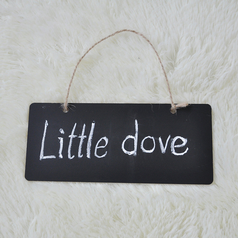 Školski drveni privjesak Mala ploča Ploča za pisanje Traka Ploča s porukama Kreativno uređenje doma Popis rukotvorina