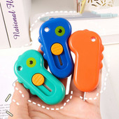 1 τεμάχιο Kawaii Mini Pocket Dinosaur Art Utility Knife Express Box Knife Paper cutter Craft Refillable Blade Stationary