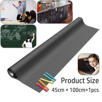 Сменяеми PVC стикери за черна дъска за многократна употреба Подвижна винилова дъска за изследвания Табла за съобщения за домашна спалня Декорация на врати за детска стая