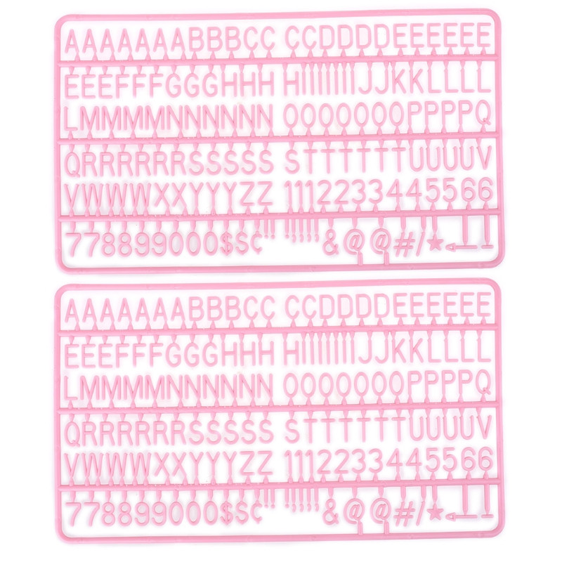 Kirjatahvli tähtede ja numbrite komplekt Eellõigatud tähemärgid 3/4 tolline vildist kirjatahvel Kirjad kodukontori teadetetahvlile