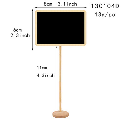 1-10 vnt mini dažų medienos lenta maža medinė kreida lenta Vestuvių virtuvė Restorano iškabos Rašymo pranešimas
