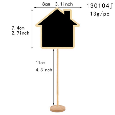 1-10 vnt mini dažų medienos lenta maža medinė kreida lenta Vestuvių virtuvė Restorano iškabos Rašymo pranešimas