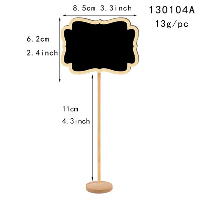 1-10 vnt mini dažų medienos lenta maža medinė kreida lenta Vestuvių virtuvė Restorano iškabos Rašymo pranešimas