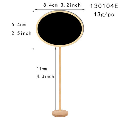 1-10 vnt mini dažų medienos lenta maža medinė kreida lenta Vestuvių virtuvė Restorano iškabos Rašymo pranešimas