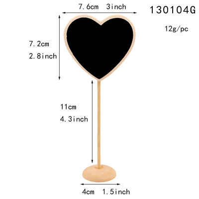 1-10 vnt mini dažų medienos lenta maža medinė kreida lenta Vestuvių virtuvė Restorano iškabos Rašymo pranešimas