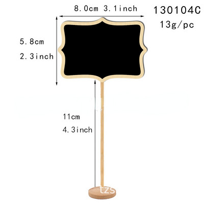 1-10 vnt mini dažų medienos lenta maža medinė kreida lenta Vestuvių virtuvė Restorano iškabos Rašymo pranešimas