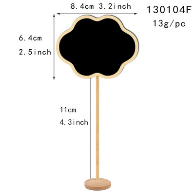 1-10 vnt mini dažų medienos lenta maža medinė kreida lenta Vestuvių virtuvė Restorano iškabos Rašymo pranešimas