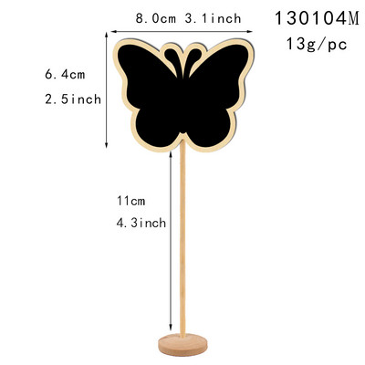 1-10 vnt mini dažų medienos lenta maža medinė kreida lenta Vestuvių virtuvė Restorano iškabos Rašymo pranešimas