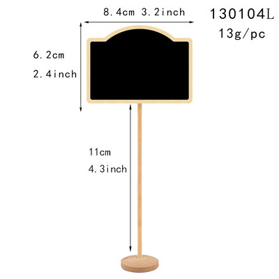 1-10 vnt mini dažų medienos lenta maža medinė kreida lenta Vestuvių virtuvė Restorano iškabos Rašymo pranešimas