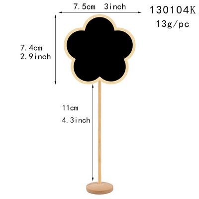 1-10 vnt mini dažų medienos lenta maža medinė kreida lenta Vestuvių virtuvė Restorano iškabos Rašymo pranešimas