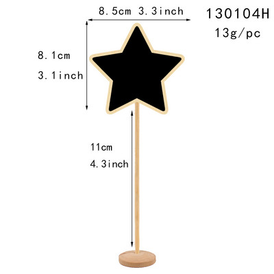 1-10 vnt mini dažų medienos lenta maža medinė kreida lenta Vestuvių virtuvė Restorano iškabos Rašymo pranešimas