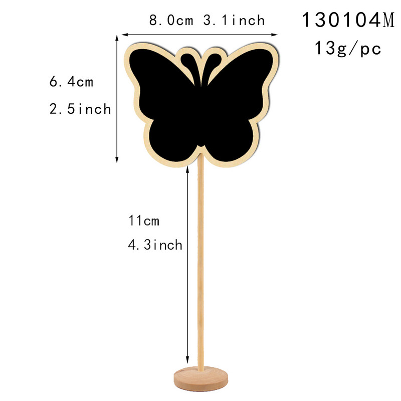 1-10 vnt mini dažų medienos lenta maža medinė kreida lenta Vestuvių virtuvė Restorano iškabos Rašymo pranešimas