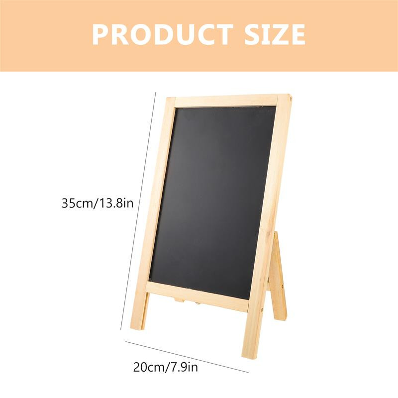 1 set drvene ploče Bijela ploča Drvena ploča s porukama Ploča s porukama na stolu Restorani Ploča s jelovnicima Memo Rekviziti