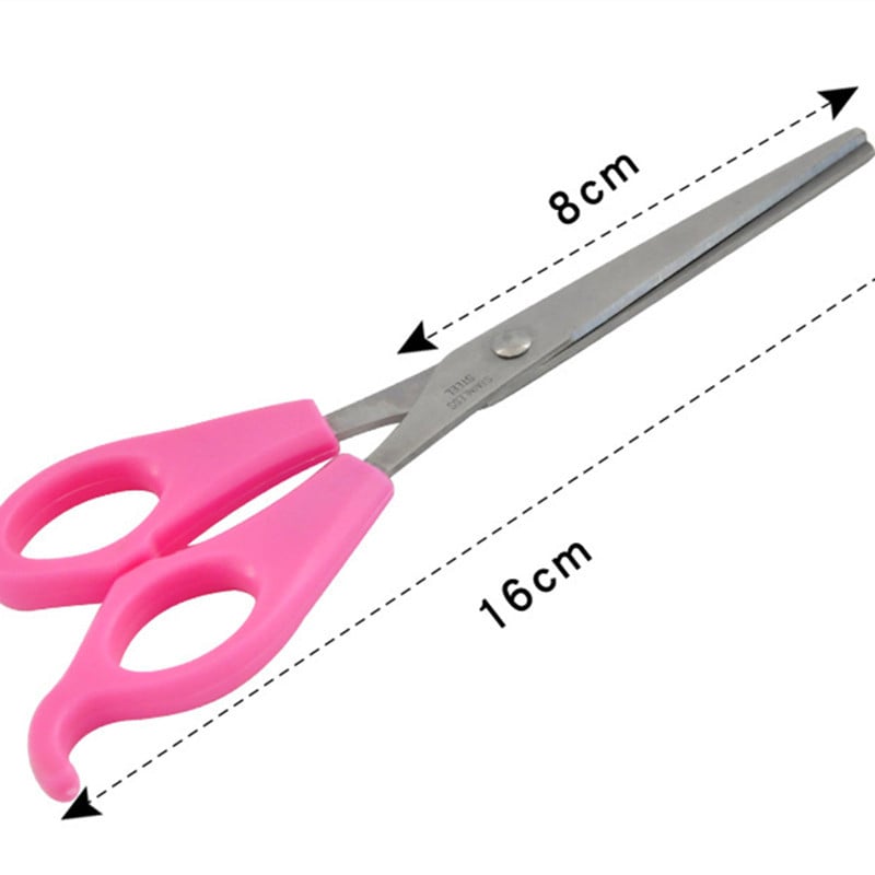 3gab Profesionāls Rozā Diy Sieviešu artefaktu stila komplekts Matu griešanas rīks Atzarošanas Šķēres Bangs Slāņi Stila Šķēres