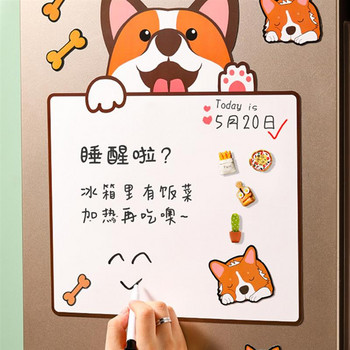 1 Set To Do List Planner Board Schedule Board Erasable Planning Board Message Magnetic Board 1pc Dry Erase Board and 8pcs Pens