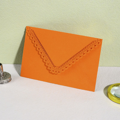 10 kom Vintage čipkane šuplje omotnice od kraft papira Kuverta za pozivnice za vjenčanje Kuverta za čestitke Kuverta za poklon 16*11,3 cm