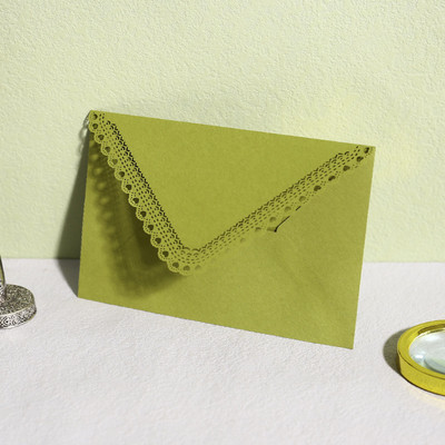 10 kom Vintage čipkane šuplje omotnice od kraft papira Kuverta za pozivnice za vjenčanje Kuverta za čestitke Kuverta za poklon 16*11,3 cm