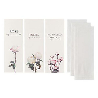 Komplet omotnica s cvjetnim uzorkom Omotnice od 3 kom + 3 lista papira pismo poruka čestitka papir papir pismo pisma poklon