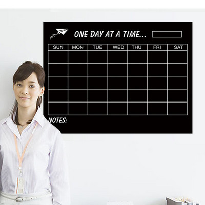 Nädalaplaani seinakleebis 4 tk kriitidega eemaldatava tahvli kalendri kleebis kodukontori kooli jaoks доска для заметок