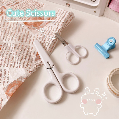 Yisuremia New Arrival 1бр Kawaii Mini Student Safety Art Scissors Cute Craft Paper Cutting Knife Училищни канцеларски материали за деца